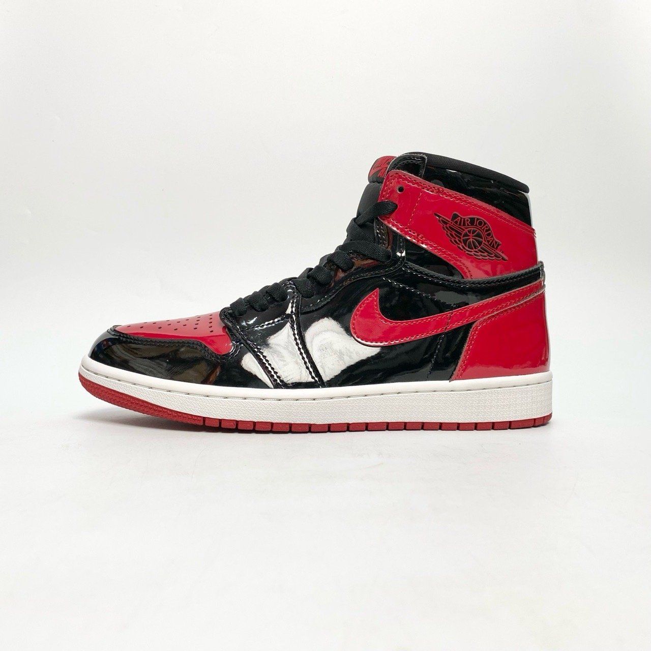  NIKE AIR JORDAN 1 RETRO HIGH OG PATENT BRED 555088-063 