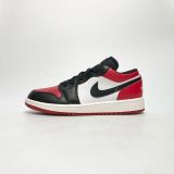  NIKE AIR JORDAN 1 LOW BRED TOE (GS) 553560-612 