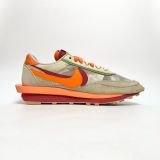  NIKE SACAI X CLOT X LDWAFFLE NET ORANGE BLAZE DH1347-100 