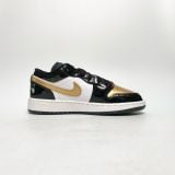  NIKE AIR JORDAN 1 LOW SE GS GOLD TOE DR6970-071 