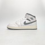  NIKE AIR JORDAN 1 MID NEUTRAL GREY 554725-135 