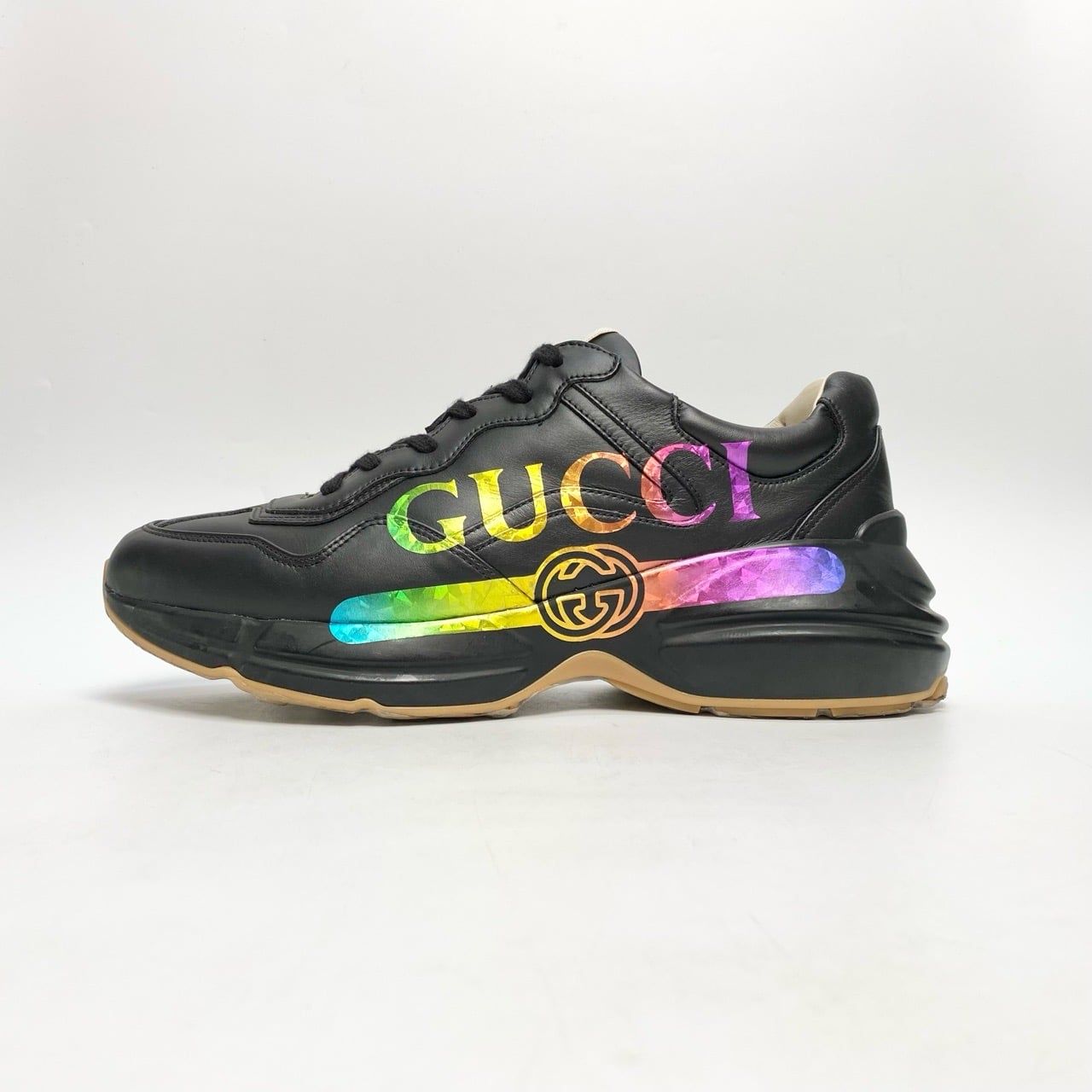  GUCCI WMNS RHYTON IRIDESCENT LOGO 553608-DRW00-1000 