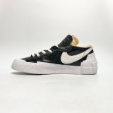  NIKE BLAZER LOW SACAI BLACK LEATHER DM6443-001 