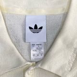  ADIDAS ORIGINAL POLO SHIRT CREAM WHITE - JV7596 