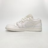  NIKE AIR JORDAN 1 LOW TRIPLE WHITE 553558-136 