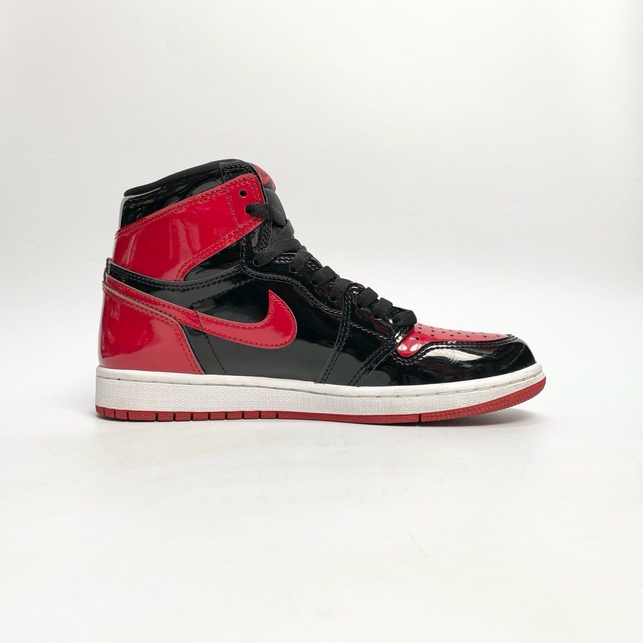  NIKE AIR JORDAN 1 RETRO HIGH OG PATENT BRED 555088-063 