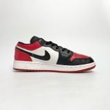  NIKE AIR JORDAN 1 LOW GS BRED TOE 553560-612 