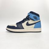  NIKE AIR JORDAN 1 RETRO HIGH OG OBSIDIAN 555088-140 