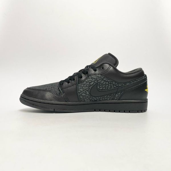  NIKE AIR JORDAN 1 LOW BLACK ELEPHANT PRINT IM6568-010 