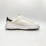  MAISON MIHARA YASUHIRO BLAKEY OG SOLE CANVAS LOW WHITE BLACK A08FW735 