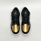  NIKE AIR JORDAN 1 LOW SE GS GOLD TOE DR6970-071 
