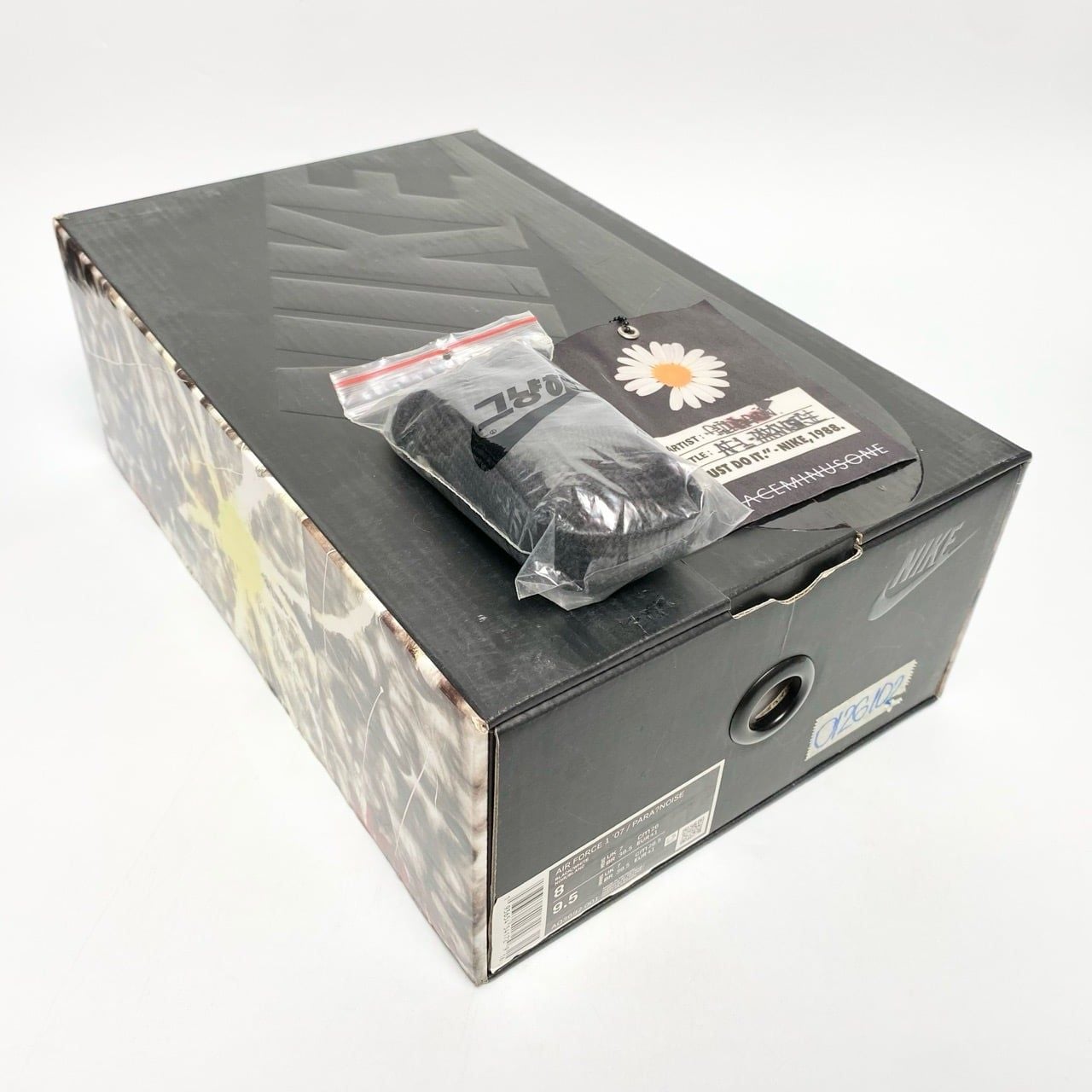  NIKE AIR FORCE 1 LOW G-DRAGON PEACEMINUSONE PARA-NOISE AQ3692-001 