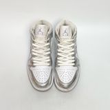  NIKE AIR JORDAN 1 MID SE METALLIC SILVER FN5031-100 
