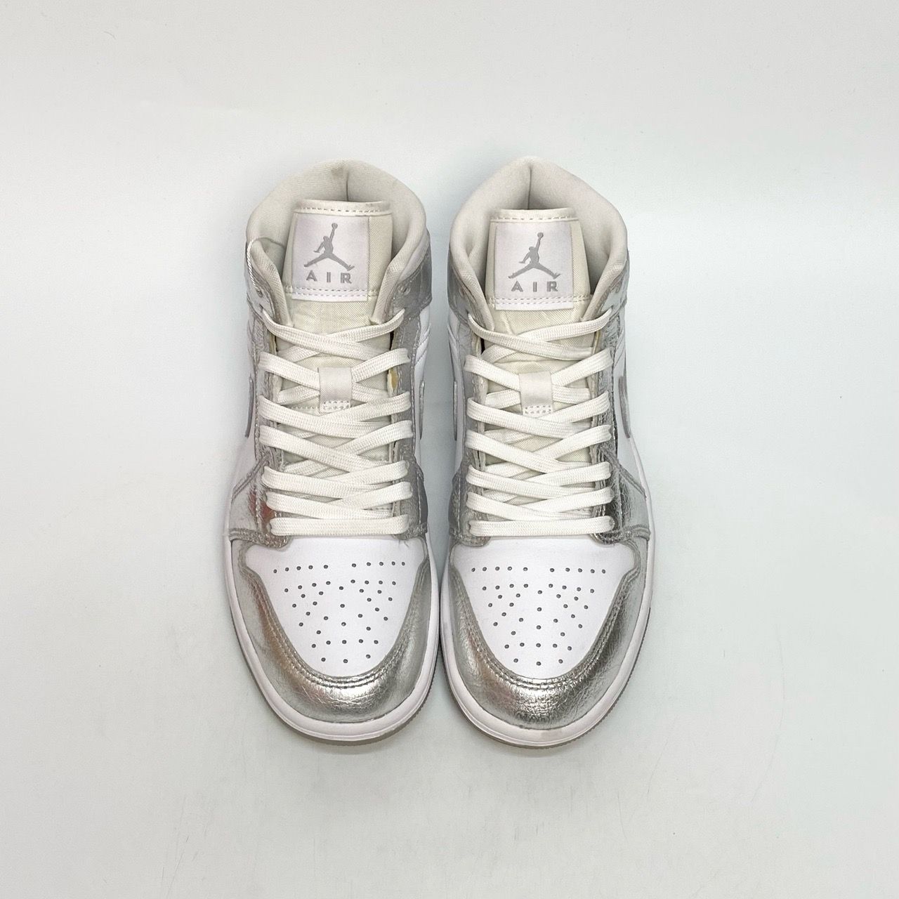  NIKE AIR JORDAN 1 MID SE METALLIC SILVER FN5031-100 