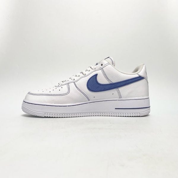  NIKE AIR FORCE 1 LOW ’07 LV8 WHITE ROYAL BLUE HQ2037-100 