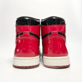  NIKE AIR JORDAN 1 RETRO HIGH OG PATENT BRED 555088 063 