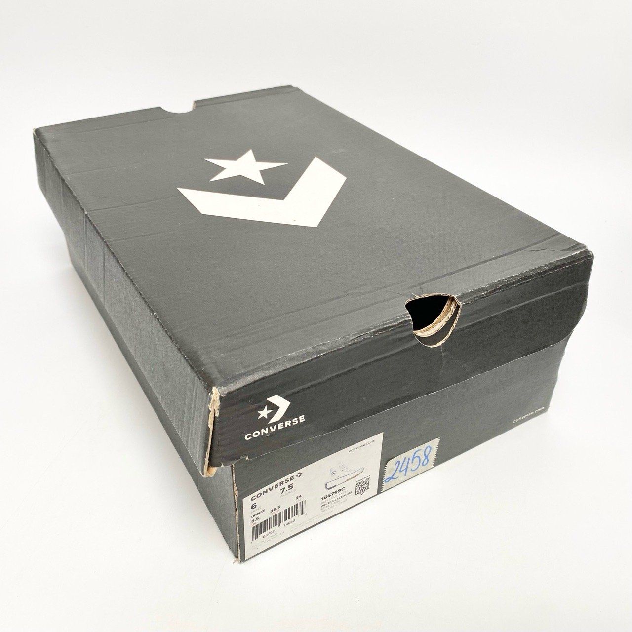  CONVERSE RUN STAR HIKE HIGH WHITE BLACK GUM 166799C 