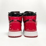  NIKE AIR JORDAN 1 RETRO HIGH OG PATENT BRED 555088 063 