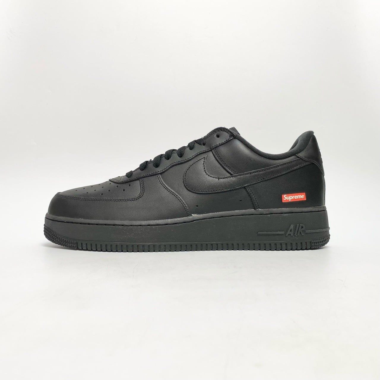  NIKE SUPREME X AIR FORCE 1 LOW BOX LOGO BLACK CU9225-001 