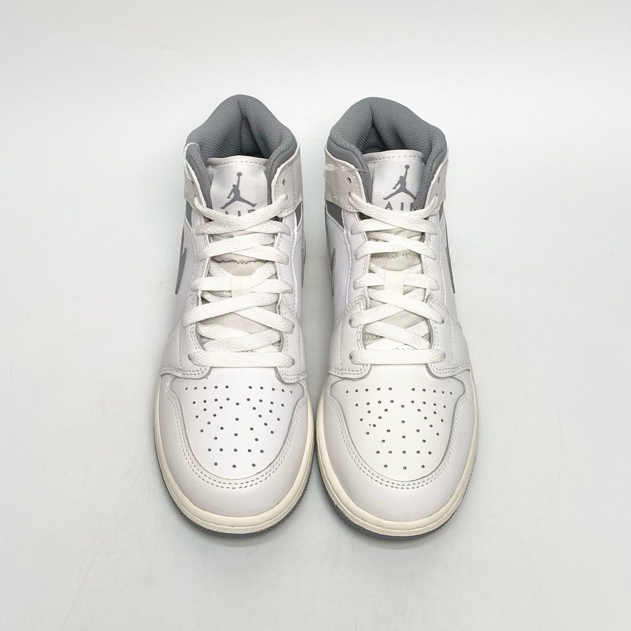  NIKE AIR JORDAN 1 MID NEUTRAL GREY 554725-135 