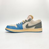  NIKE AIR JORDAN 1 LOW VINTAGE UNC GREY DZ5376-469 