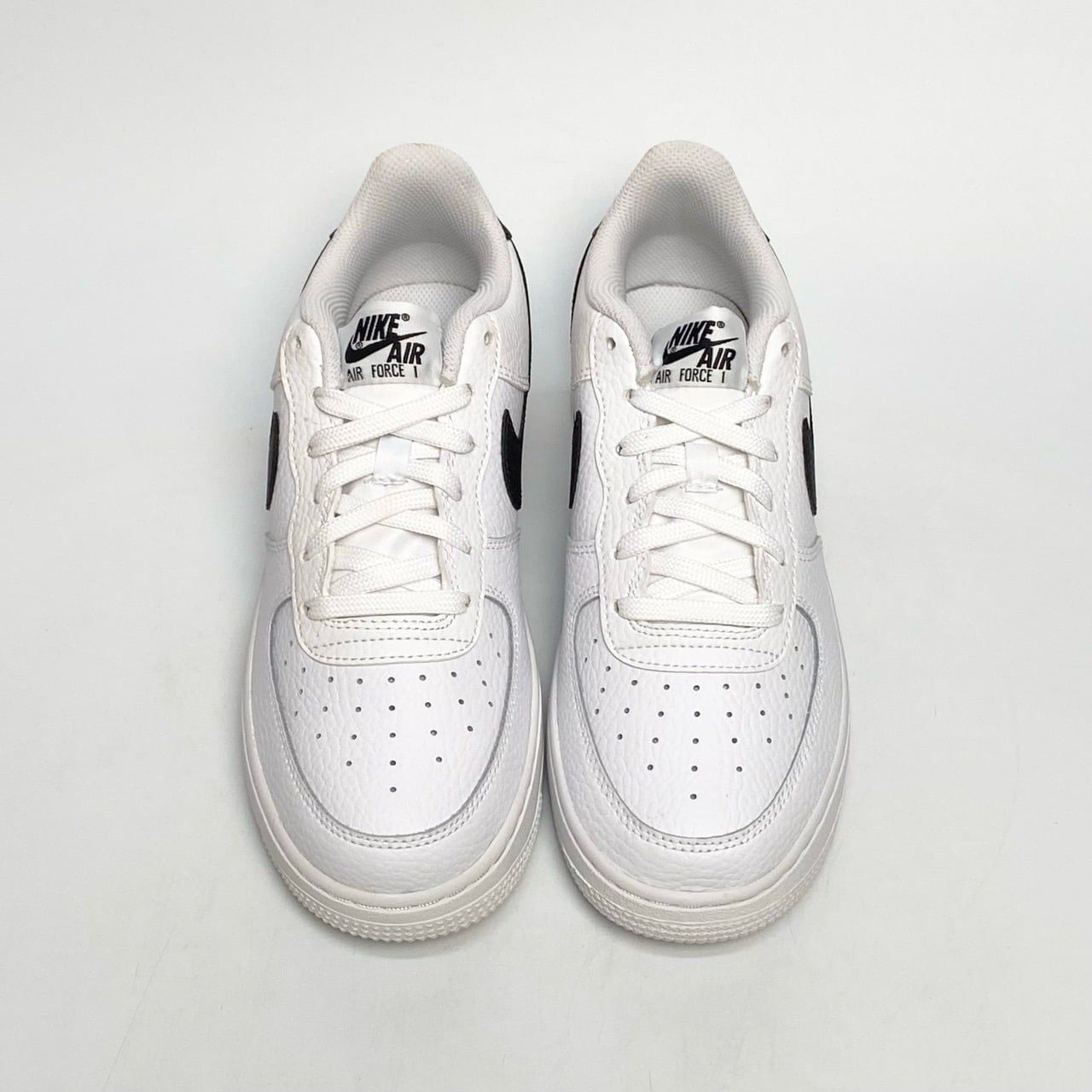  NIKE AIR FORCE 1 WHITE BLACK (GS) - CT3839-100 