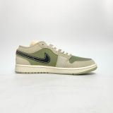  NIKE AIR JORDAN 1 LOW SE CRAFT LIGHT OLIVE FD6819-300 
