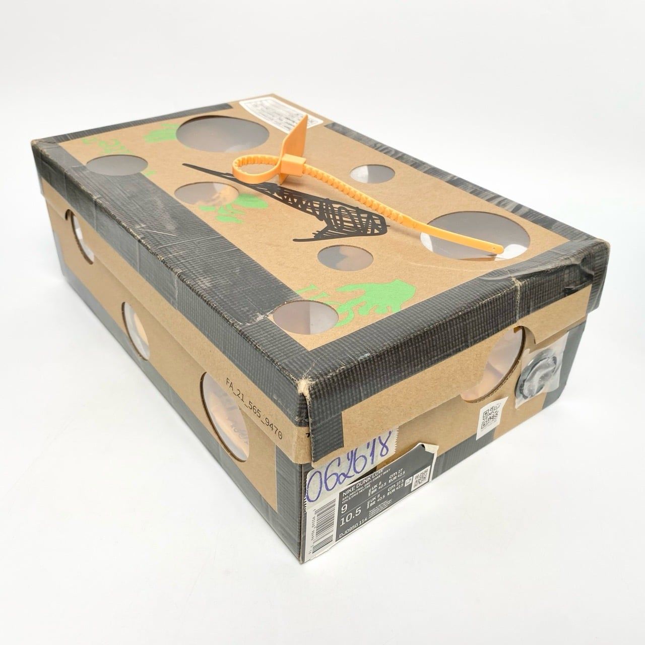  NIKE OFF-WHITE X DUNK LOW LOT 35 OF 50 DJ0950-114 