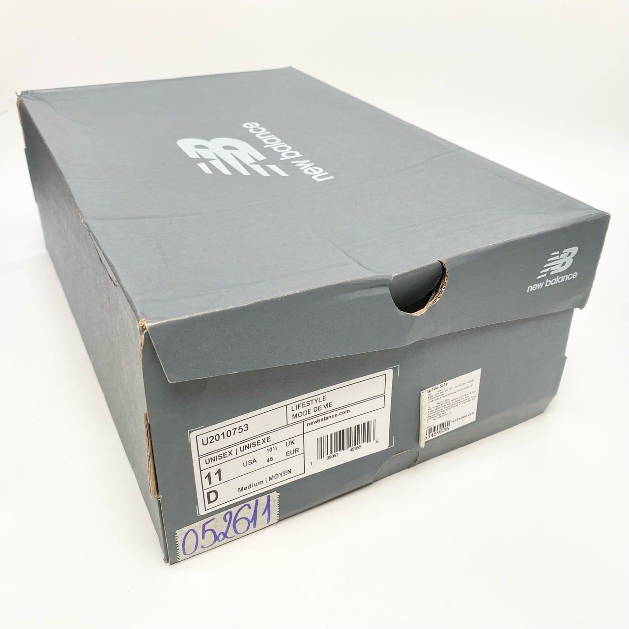  NEW BALANCE 2010 METALLIC SILVER GREY U2010753 