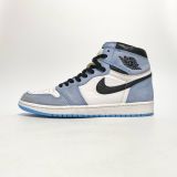  NIKE AIR JORDAN 1 RETRO HIGH OG UNIVERSITY BLUE 555088-134 