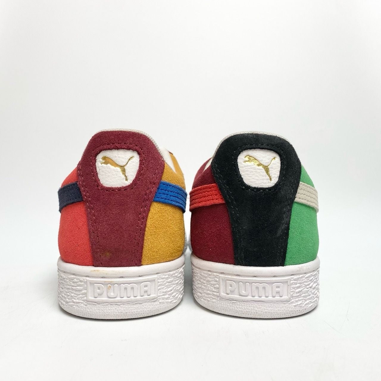  PUMA SUEDE CLASSIX WHITE MULTI-COLOR 381773-03 