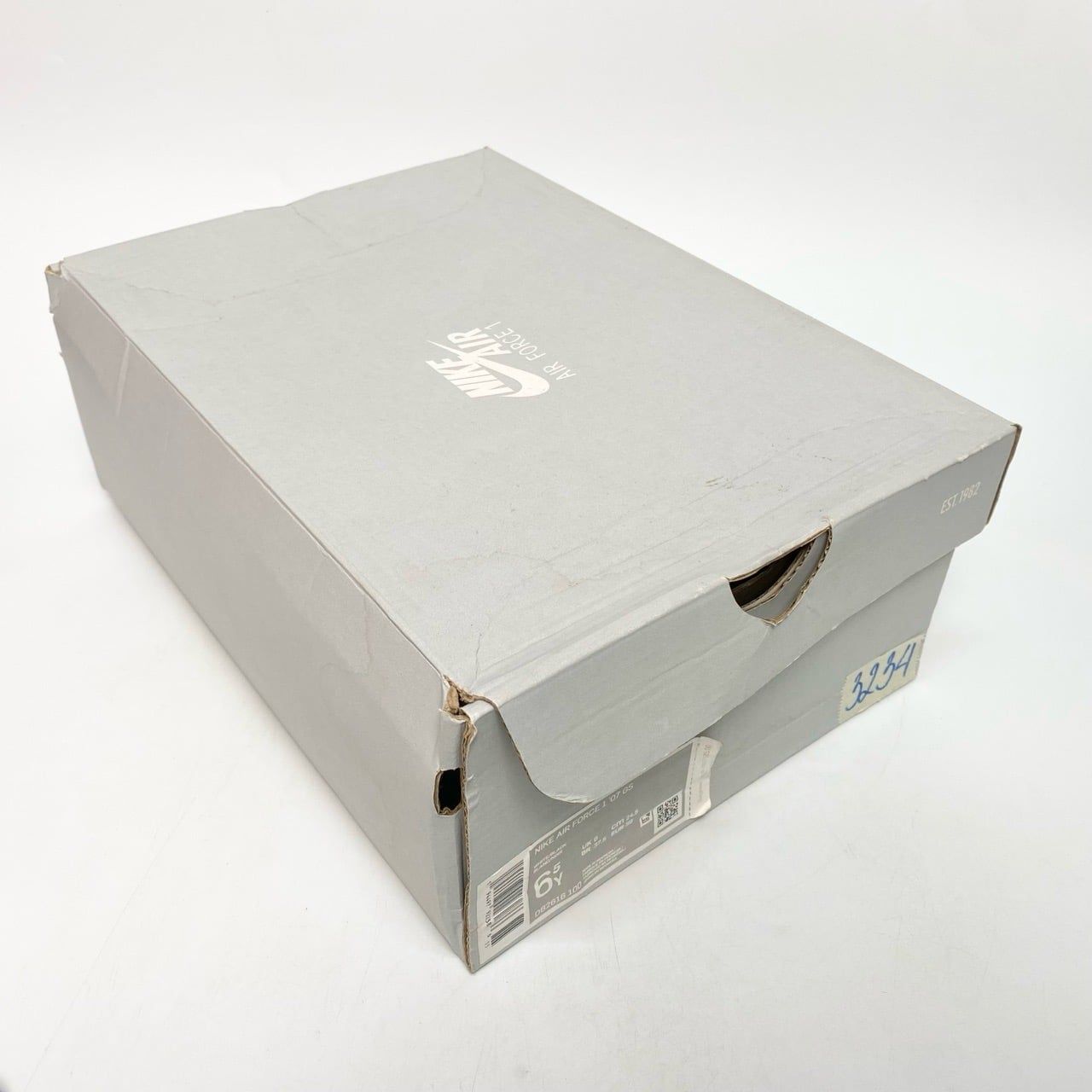  NIKE AIR FORCE 1 LOW 07 WHITE BLACK (GS) DB2616-100 