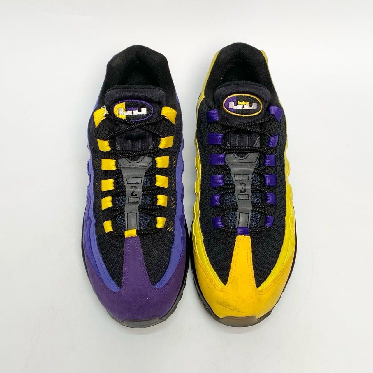  NIKE LEBRON JAMES X AIR MAX 95 NRG LAKERS CZ3624-001 