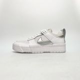  NIKE WMNS DUNK LOW DISRUPT WHITE METALLIC SILVER DJ6226-100 