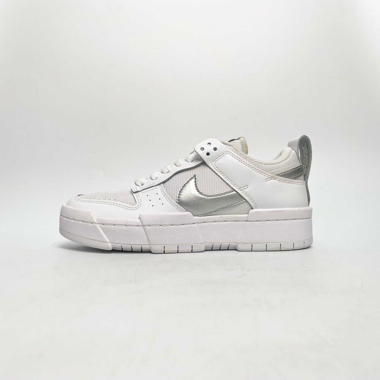  NIKE WMNS DUNK LOW DISRUPT WHITE METALLIC SILVER DJ6226-100 