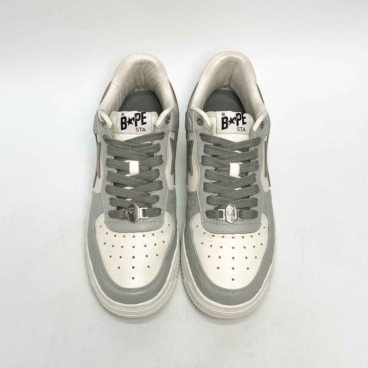  A BATHING APE BAPE STA #4 LINE CAMO WHITE GREY 