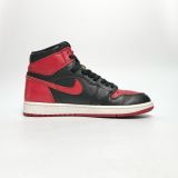  NIKE AIR JORDAN 1 RETRO BRED BANNED (2016) 555088-001 