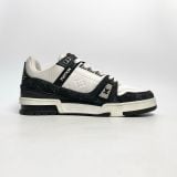  GIÀY LOUIS VUITTON LV TRAINER SNEAKER BLACK WHITE 1AAV8H 