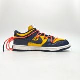  NIKE DUNK LOW OFF-WHITE UNIVERSITY GOLD MIDNIGHT NAVY CT0856-700 