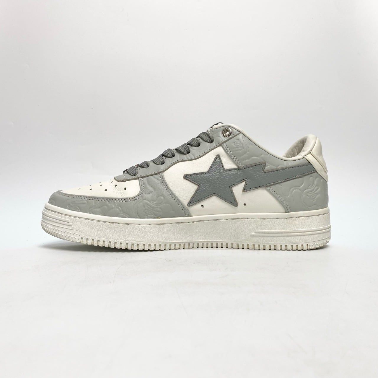  A BATHING APE BAPE STA #4 LINE CAMO WHITE GREY 