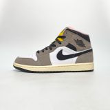  NIKE AIR JORDAN 1 MID SE WHITE CAVE STONE HQ2011-100 