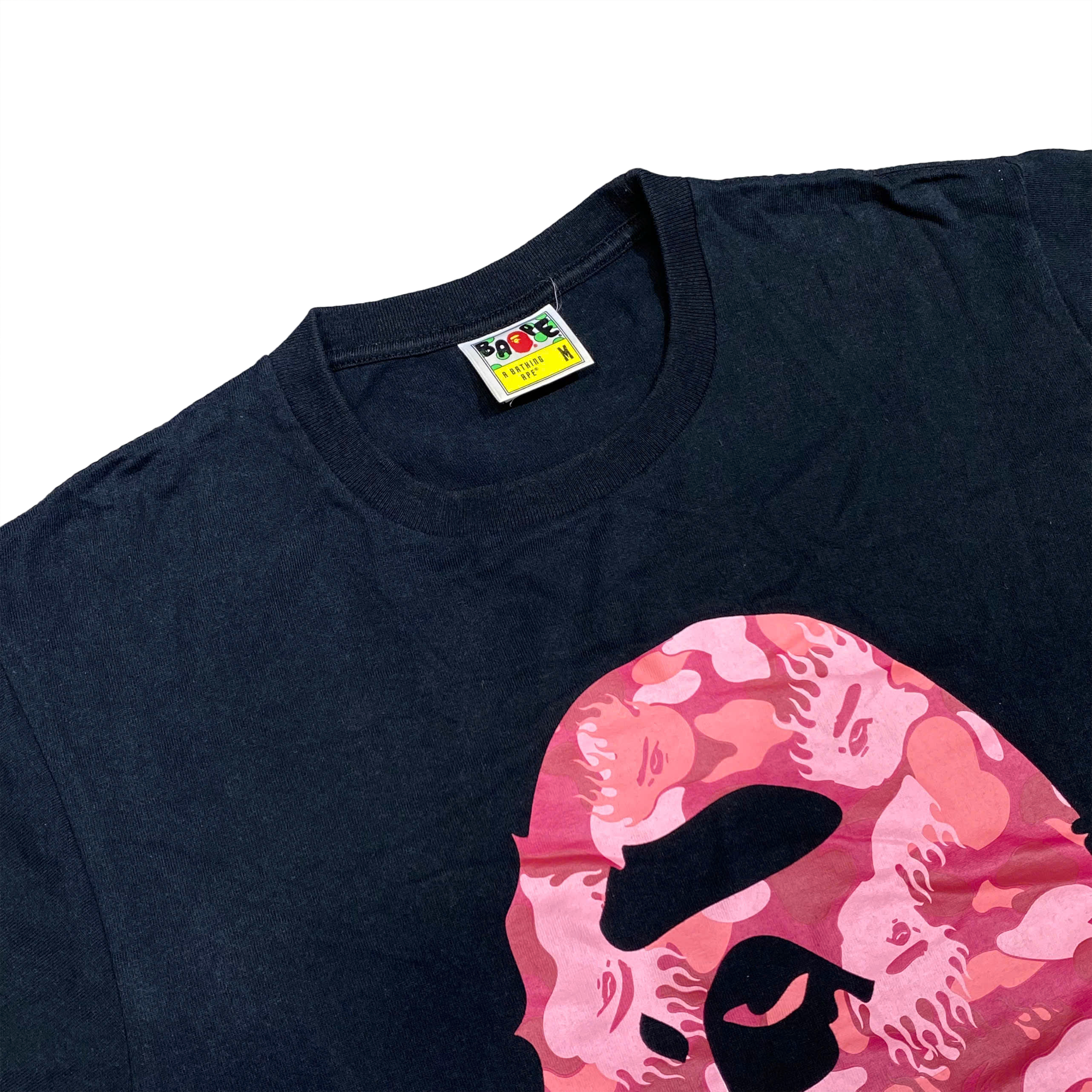  BAPE FIRE BIG HEAD T-SHIRT 