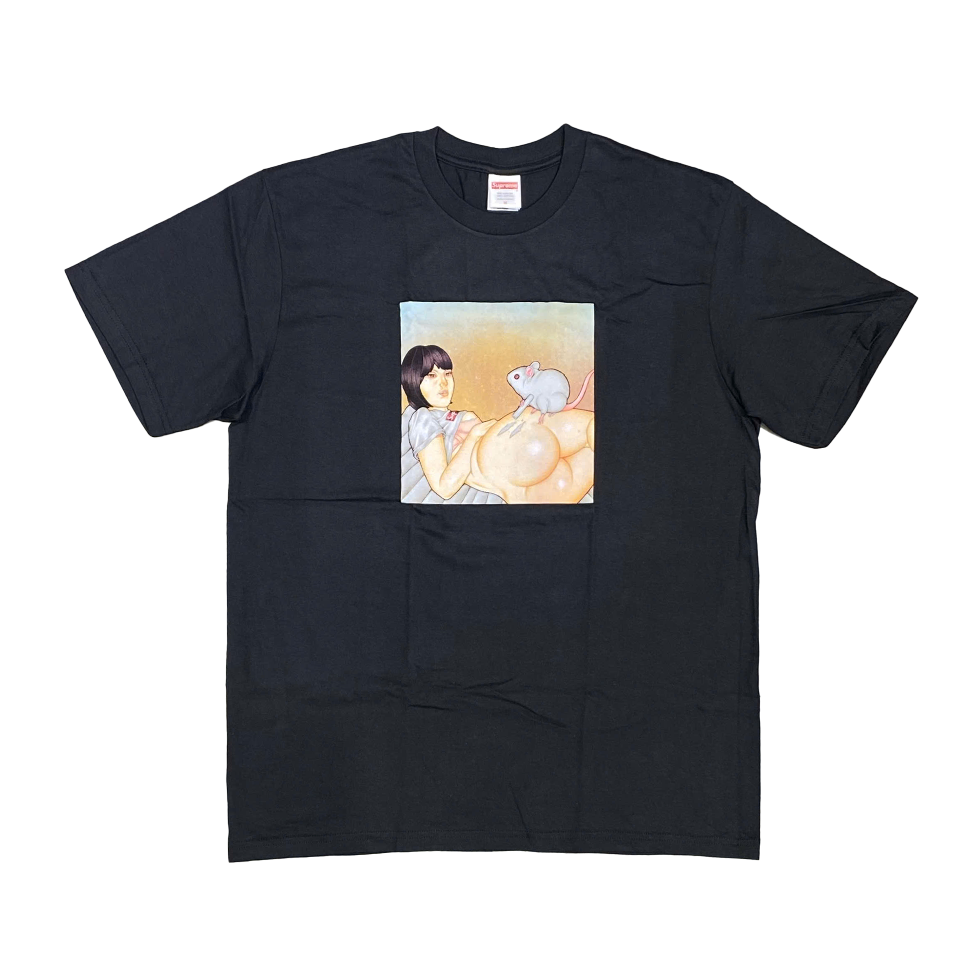  SUPREME MOUSE TEE BLACK 
