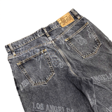  STUSSY WORLDWIDE BIG OL' JEANS BLACK 