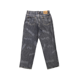  STUSSY WORLDWIDE BIG OL' JEANS BLACK 