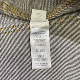  STUSSY WORLDWIDE ZIP WORK JACKET DENIM BLACK 