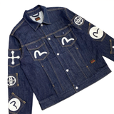  EVISU MULTI-POCKET RELAX FIT BLUE 2EAHTM3DJ7004RXCX 