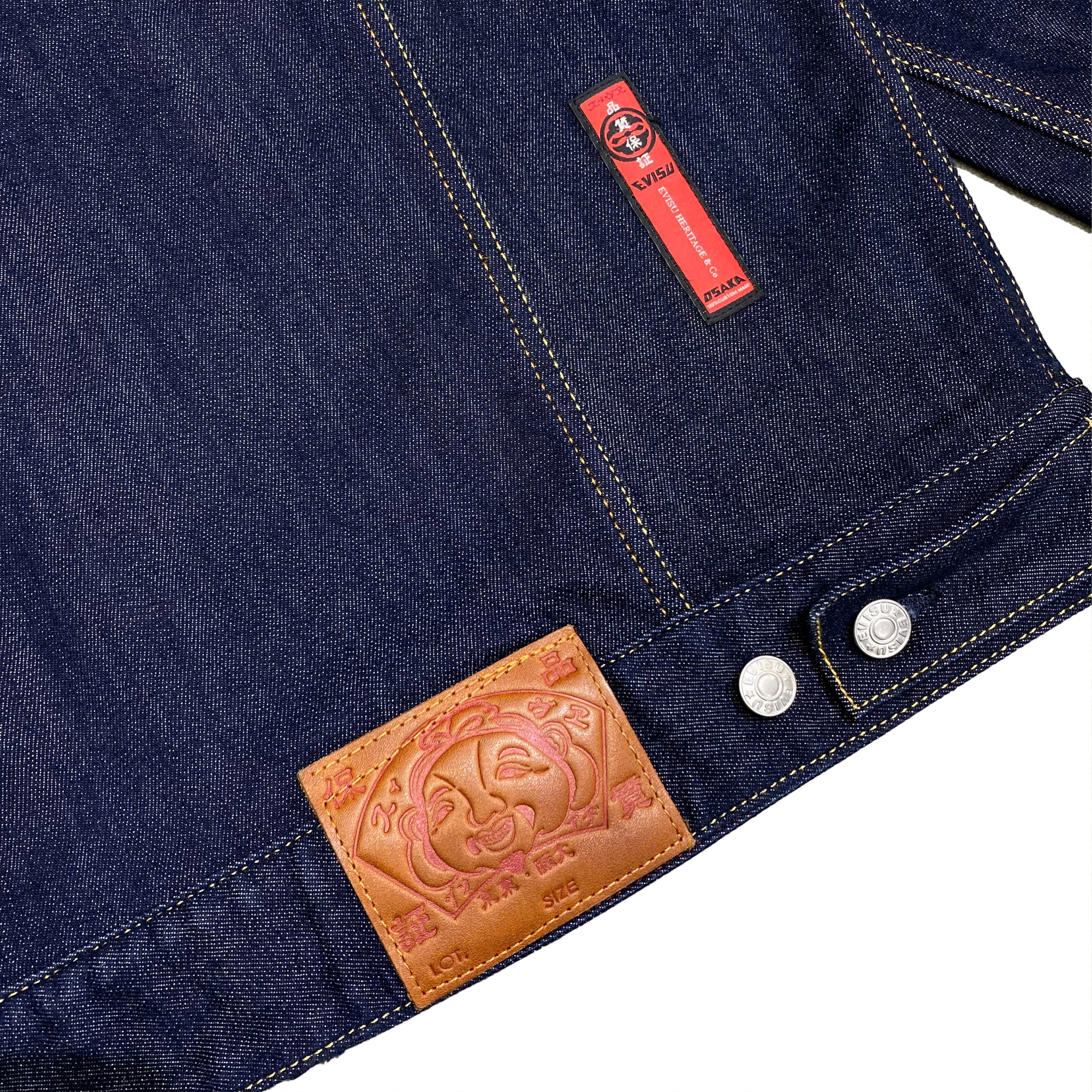  EVISU MULTI-POCKET RELAX FIT BLUE 2EAHTM3DJ7004RXCX 