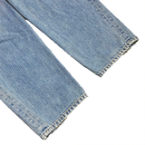  BALENCIAGA BLUE BIKER DARTS JEANS 