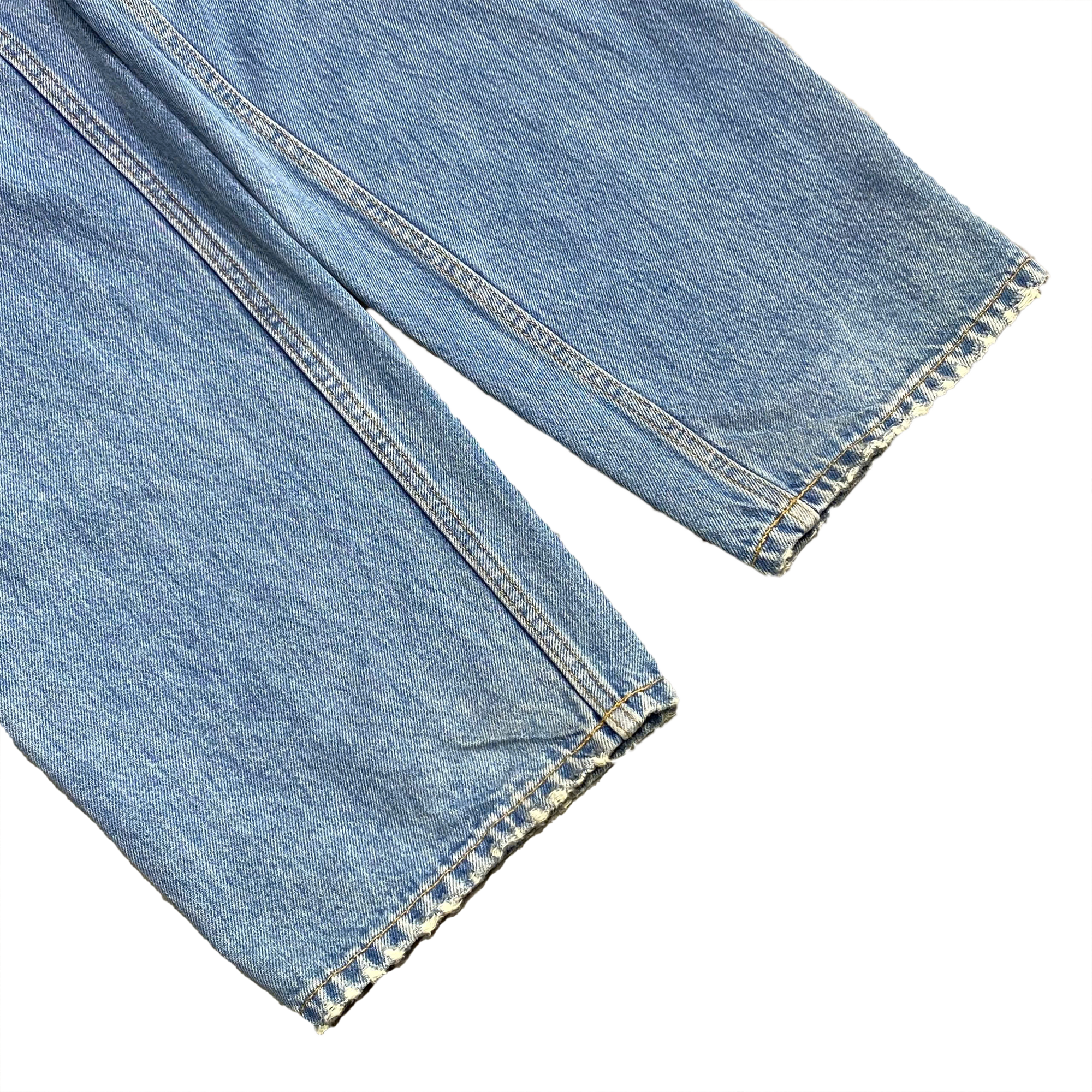  BALENCIAGA BLUE BIKER DARTS JEANS 